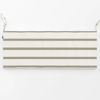 Bankauflage deko streifen greige