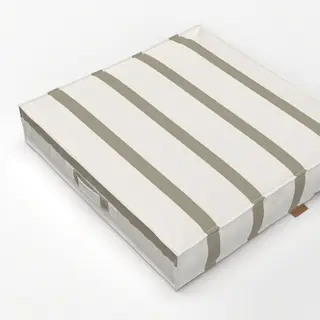 Bodenkissen deko streifen greige