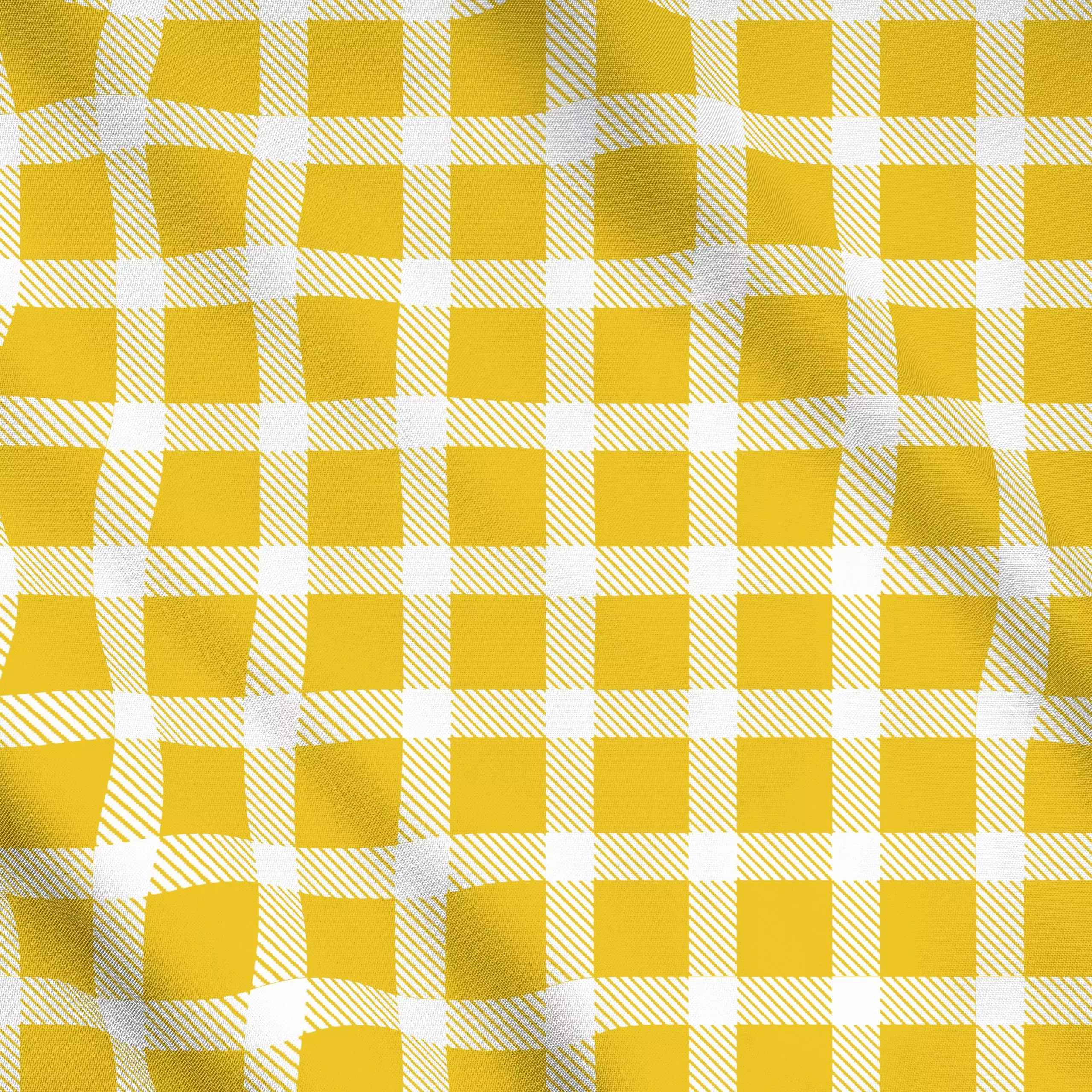 Meterware Karoliebe -Sonnengelb 1, gemustert, Sommer, von Uta Naumann