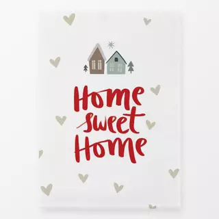 Geschirrtuch Home sweet Home - Haus + Herz