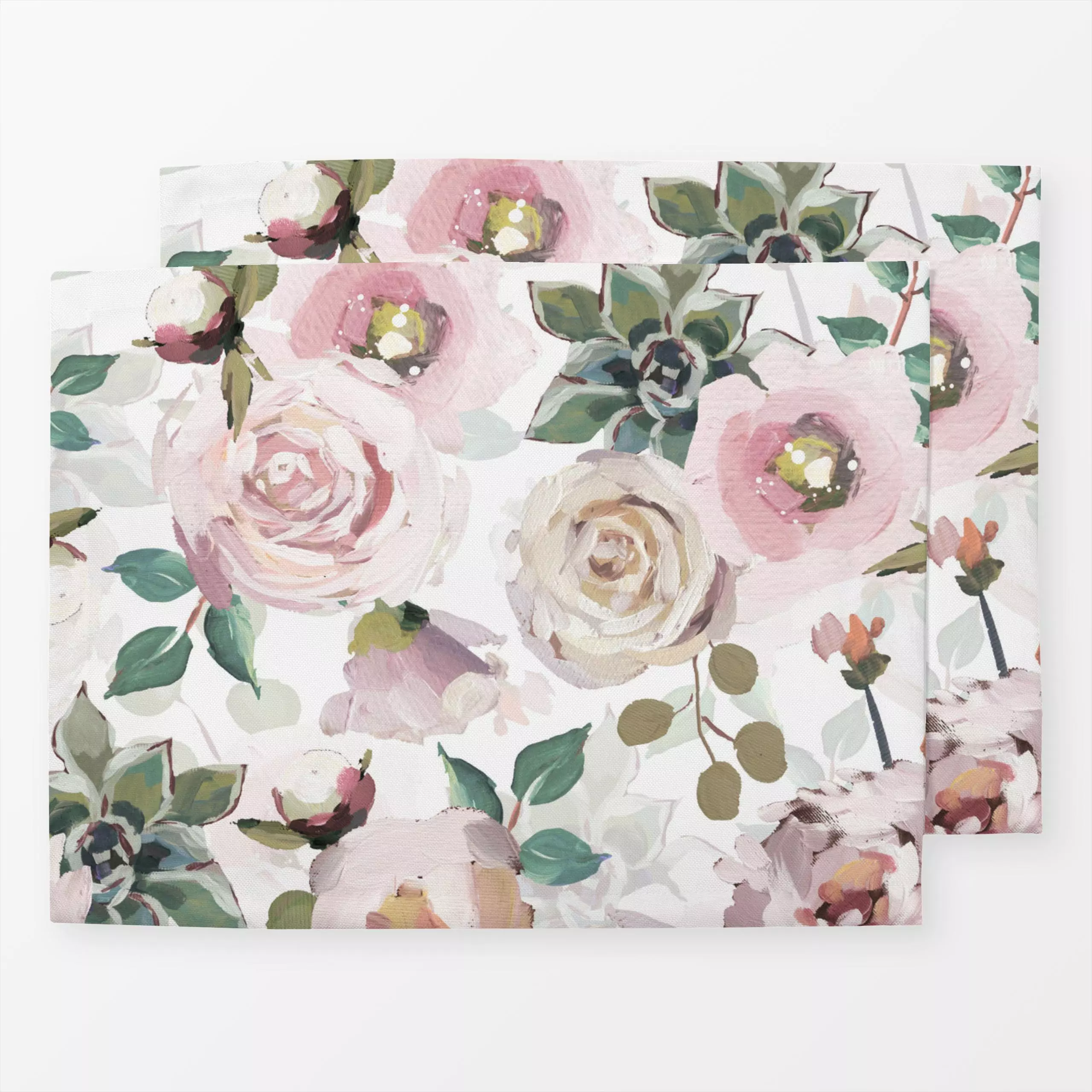 Tischset Monet Sommer Blumen Wiese, Blumen, Sommer, von Uta Naumann
