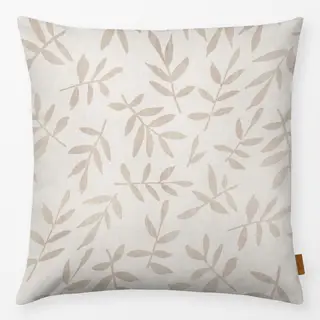 Kissen Leaf Pattern Warm Beige II