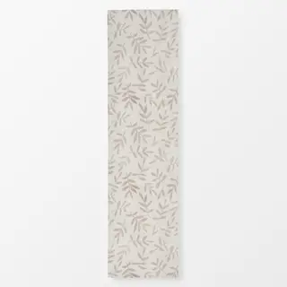 Tischläufer Leaf Pattern Warm Beige II