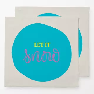 Servietten let it snow
