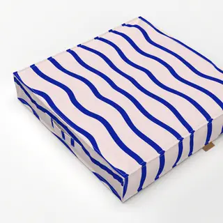 Bodenkissen coastal summer wellen blau