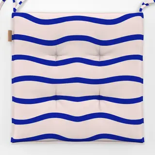 Sitzkissen coastal summer wellen blau