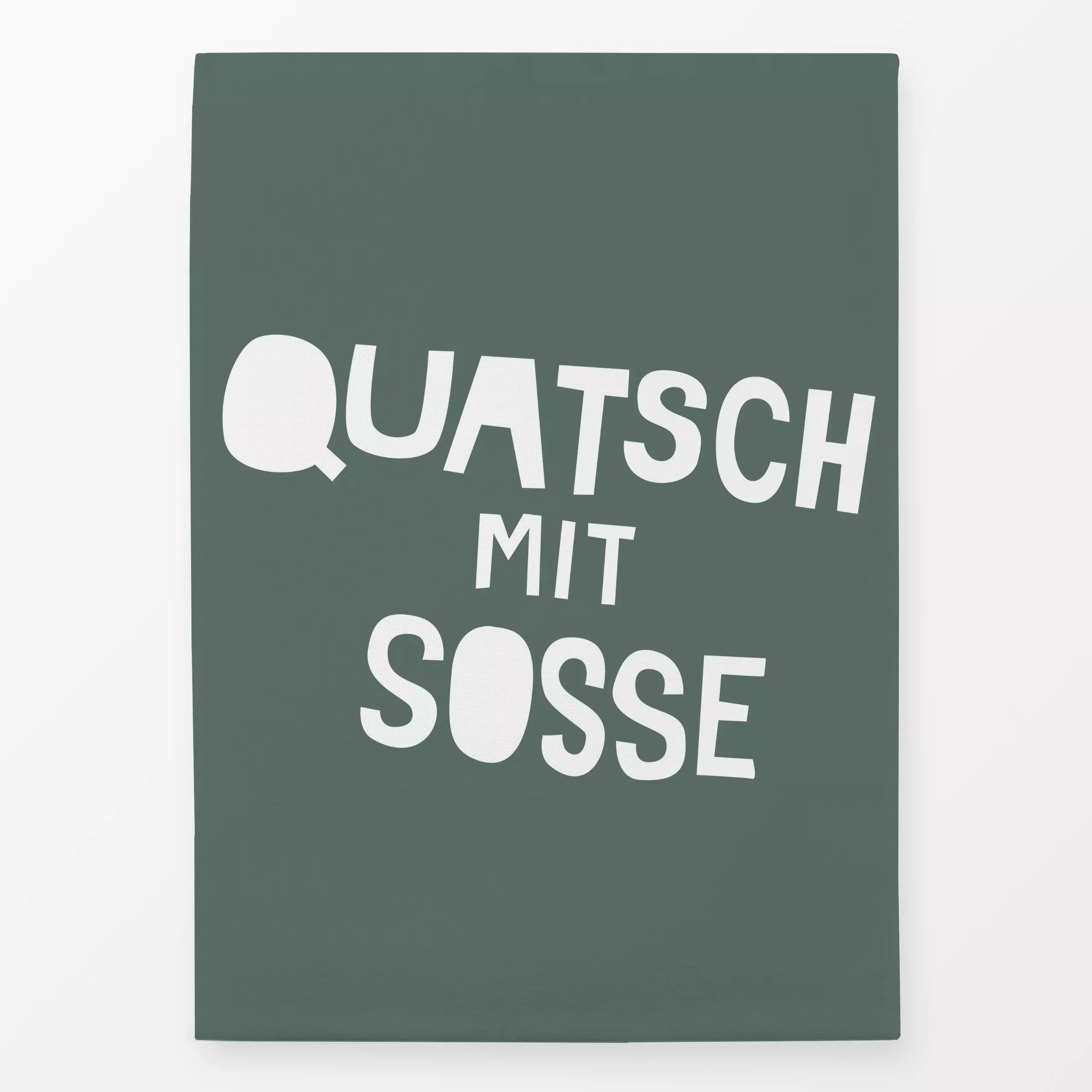 Geschirrtücher Quatsch mit Sosse - Kinderzimmer & Motive für Kinder, Sprüche & Schriftzüge - von „Heyduda"; spruch, schrift,...