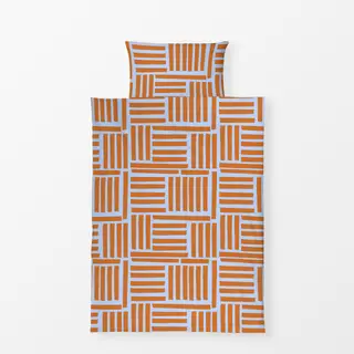 Bettwäsche Sommer Terracotta Linien