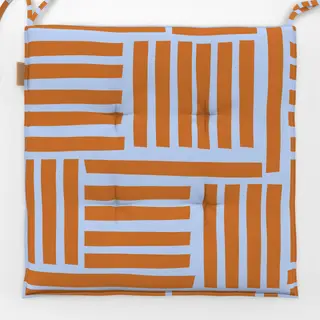Sitzkissen Sommer Terracotta Linien