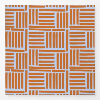 Tischdecke Sommer Terracotta Linien