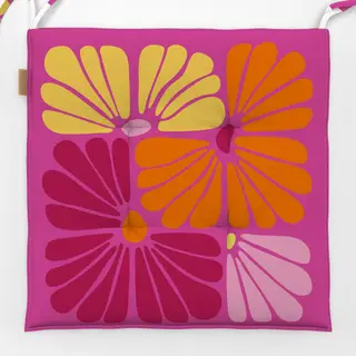 Sitzkissen Matisse Inspired Flowers Pink