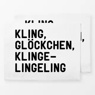 Tischset Klingglöckchen klingelingeling