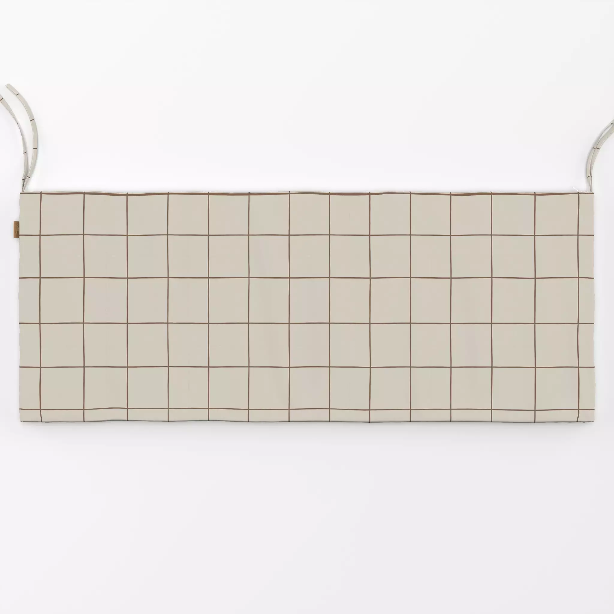 Bankauflage Karo Fein Braun Beige Karo Fein Braun Beige
