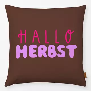 Kissen Hallo Herbst pink