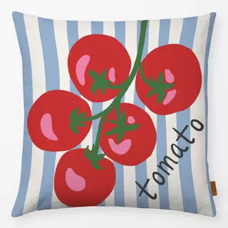 Kissen Tomaten auf Streifen