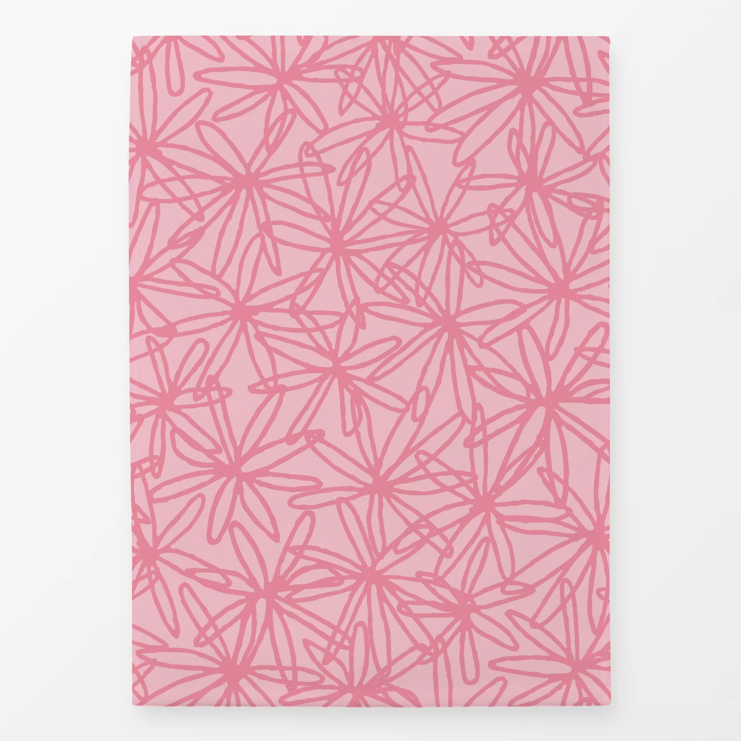 Geschirrtücher Floral Net pink - Blumen & Florales - von „Kathrin Woo"; Muster, abstrakt, verspielt, Sommer, pink, organisch...