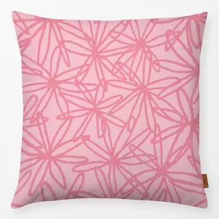 Kissen Floral Net pink