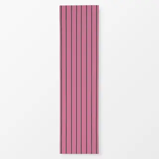 Tischläufer Dünne Streifen Grün Auf Pink