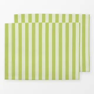 Tischset Cabana Streifen Pastell grün