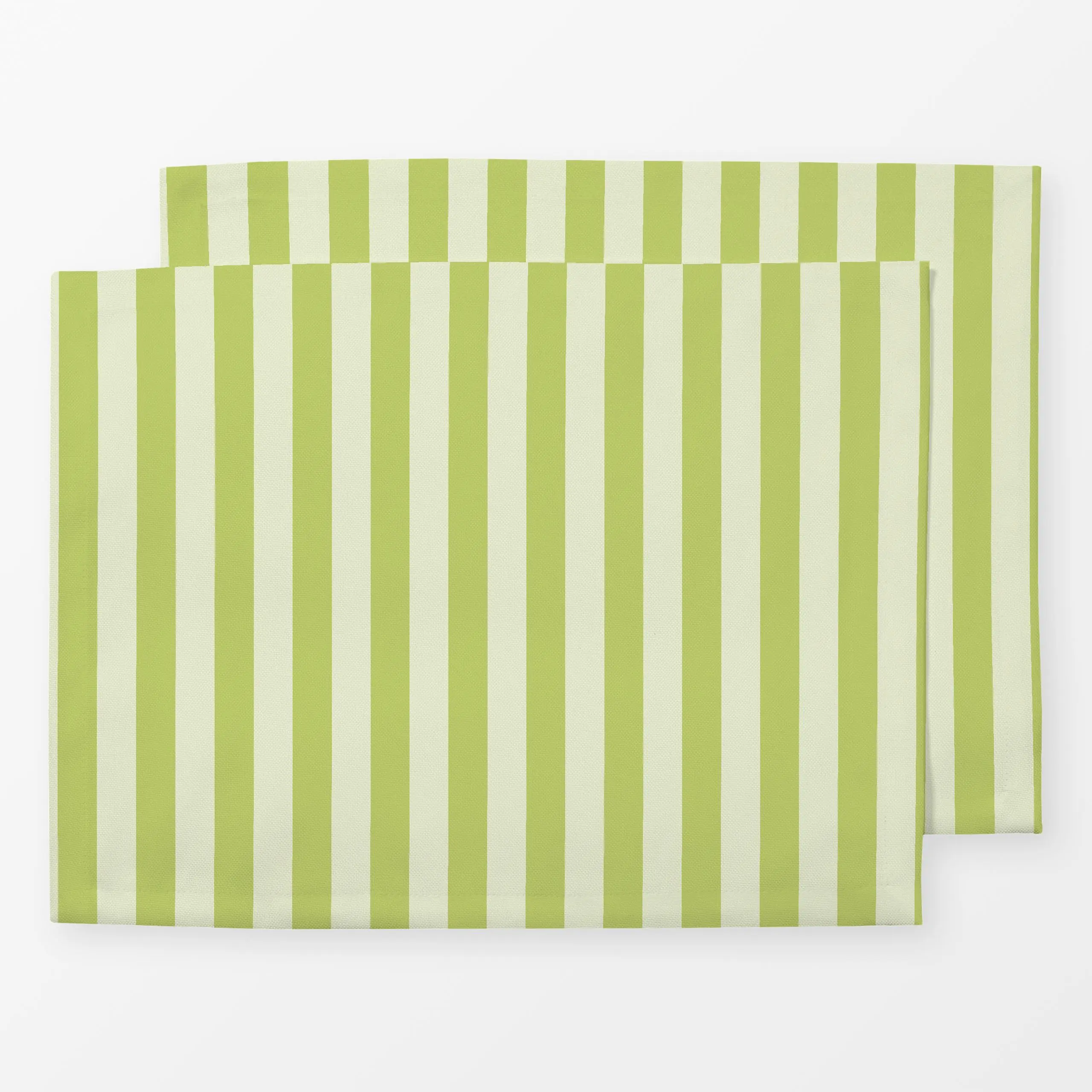 Tischset Cabana Streifen Pastell grün, gemustert, Frühling, von Carolin Vonhoff