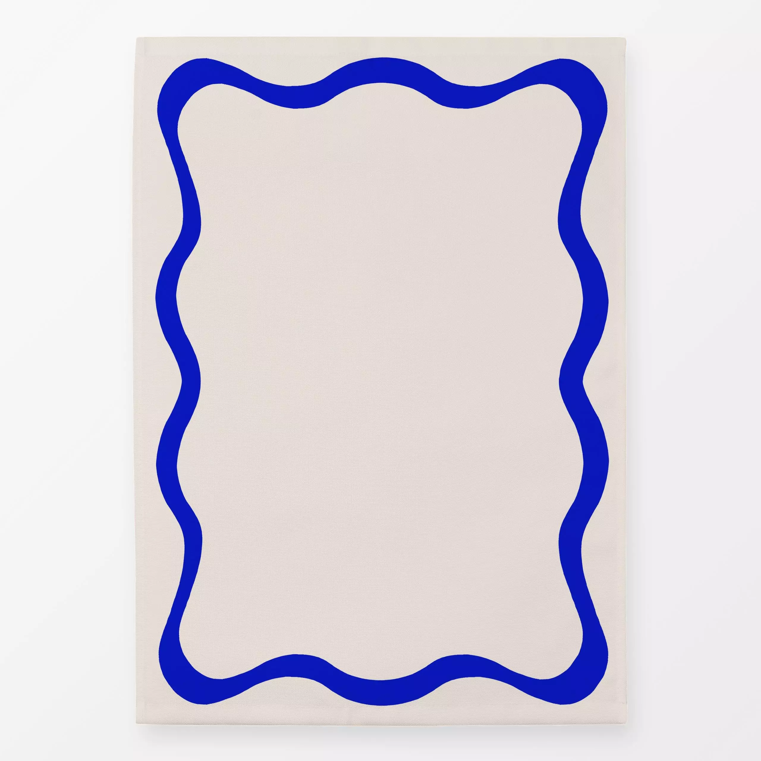 Geschirrtücher Welle Blau - Symbole & Muster - von „Sophie Augustin Illustration"; modern, grafisch, Welle, Esstisch, Tischs...