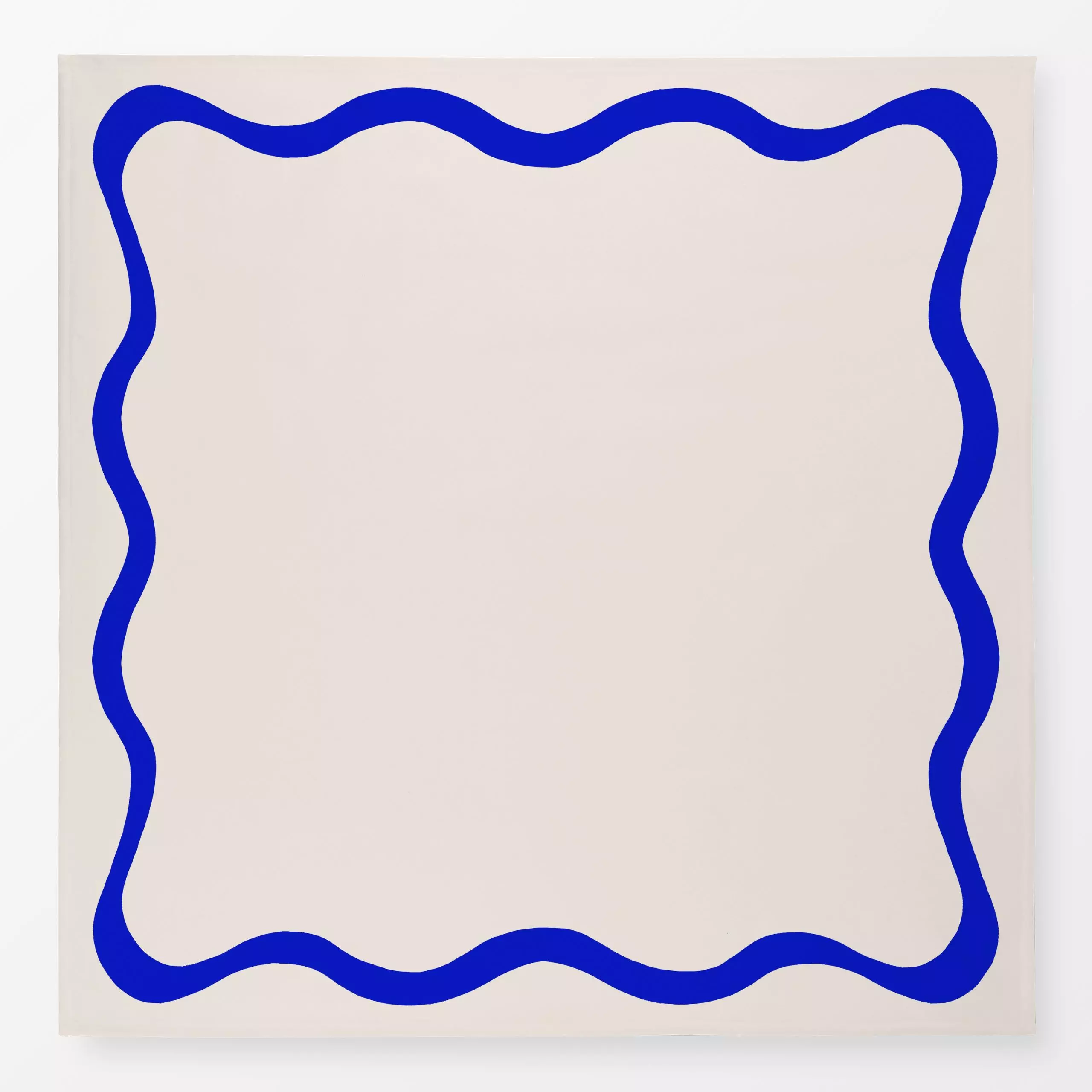 Tischdecke Welle Blau, gemustert, von Sophie Augustin Illustration