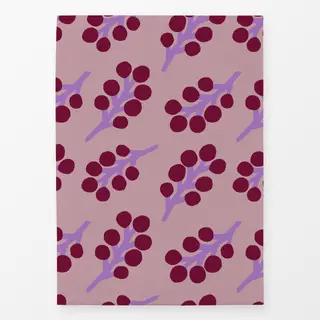 Geschirrtücher Frühling Zweige Muster rot