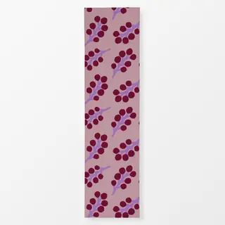 Tischläufer Frühling Zweige Muster rot