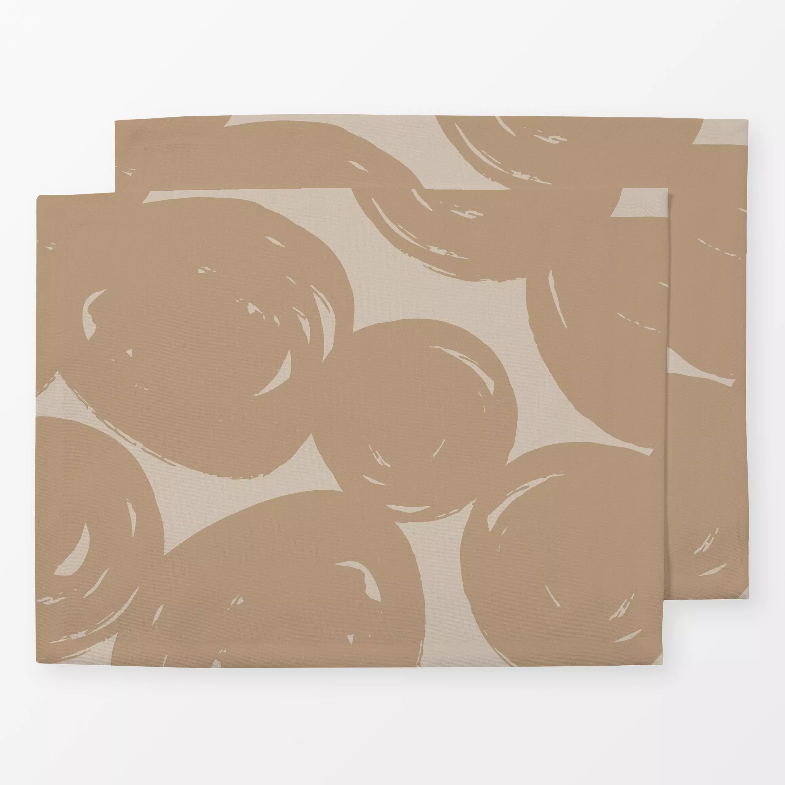 Tischset Autumn Dot Sand Allover - Symbole & Muster, Anlässe - von „Kruth Design"; Muster, Punkte, Herbst, Herbstdeko, schli...