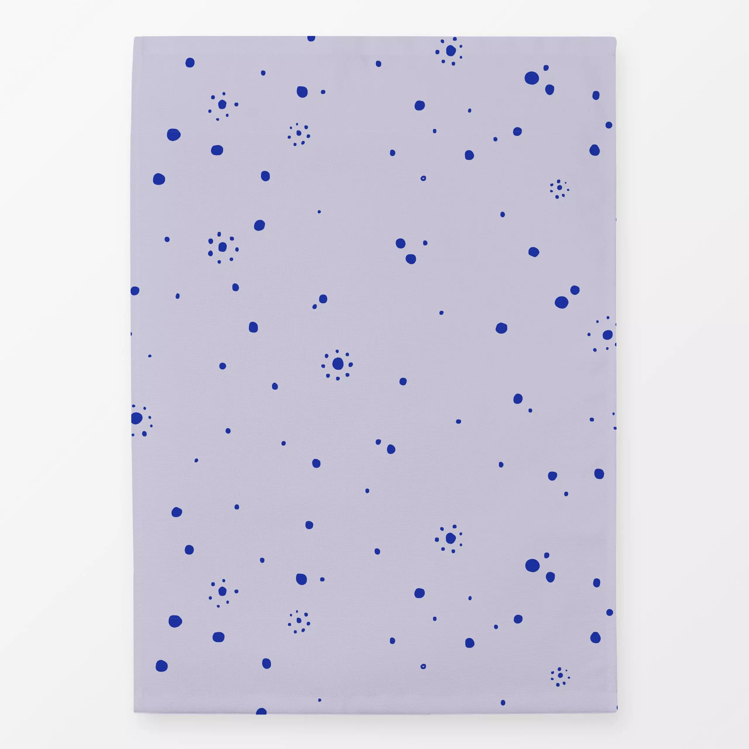 Geschirrtücher Sun Dots | lavendel blau - Symbole & Muster - von „moDeern Design Studio"; Punkte, Sonne, Dots, blau, gepunkt...