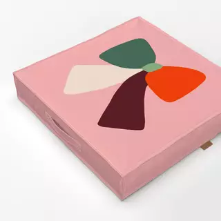 Bodenkissen Schleife bunt