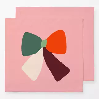 Servietten Schleife bunt