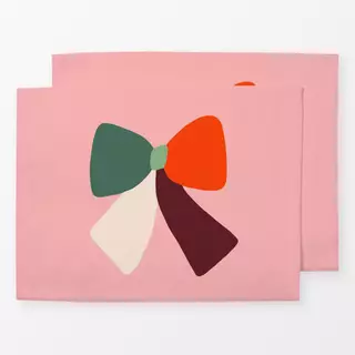 Tischset Schleife bunt