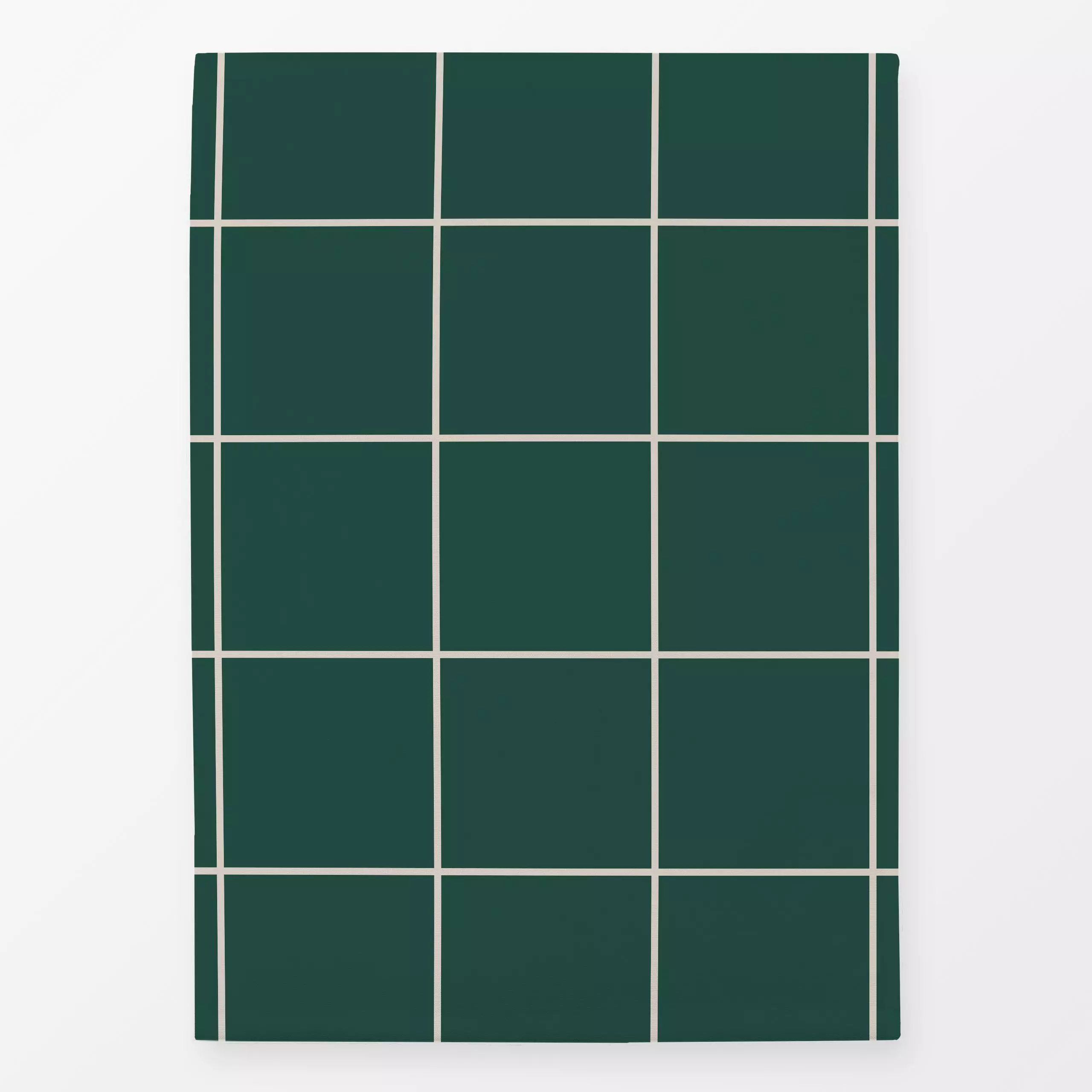 Geschirrtücher Grid dunkelgrün - Weihnachten, Symbole & Muster - von „Kathrin Woo"; Muster, Geometrisch, Weihnachten, Winter...