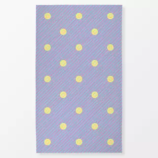 Tischdecke Streifen Smile Gelb