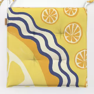 Sitzkissen Sommer-Zitrone