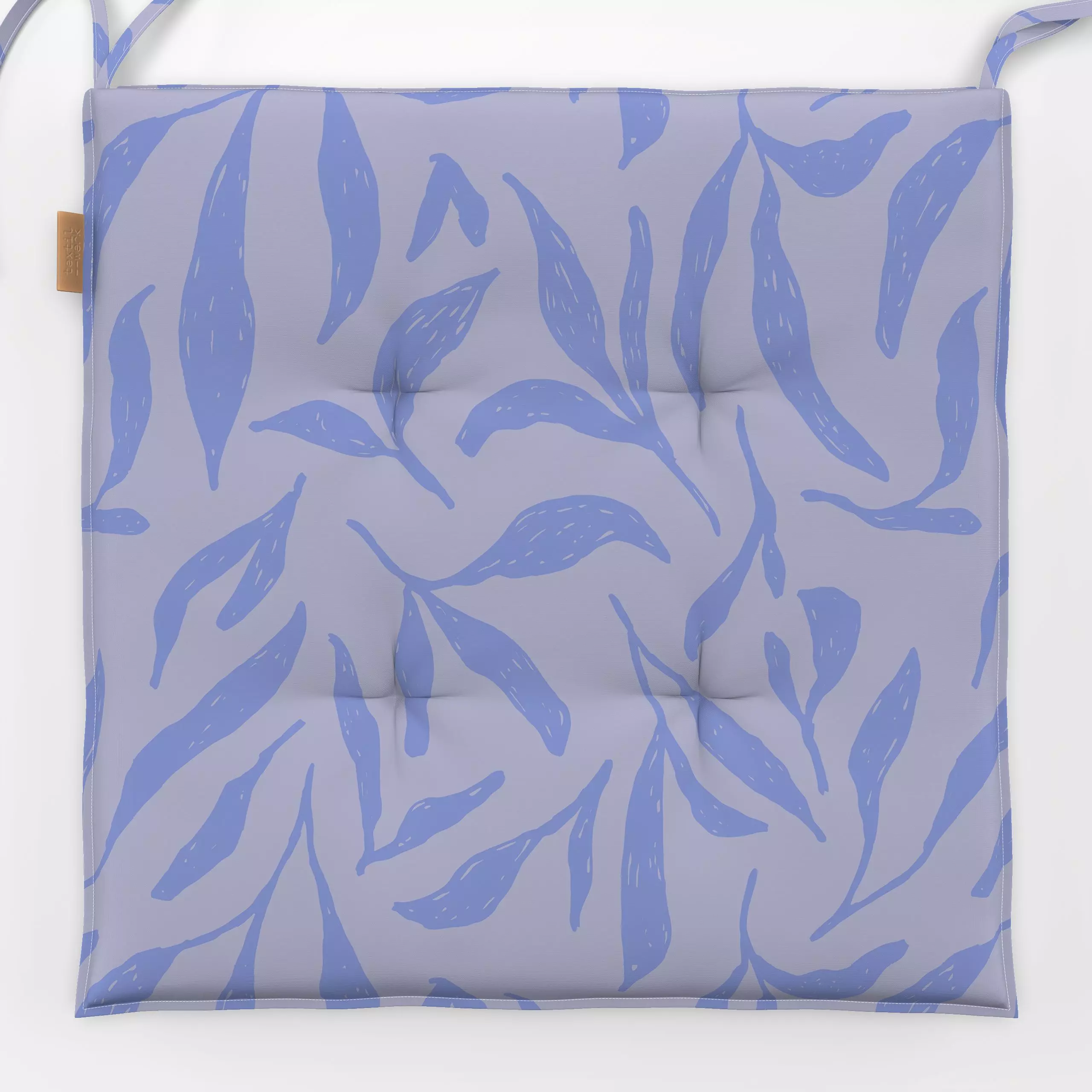 Sitzkissen Lines and Leaves 6X - Blumen & Florales, Pflanzen & Botanik - von „Mareike Böhmer"; Natur, minimal, Blatt, Trocke...