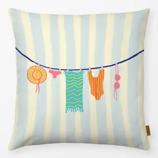 Kissen Strandtag gestreift