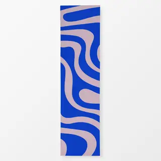 Tischläufer Swirl Blau