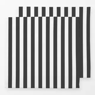 Servietten Streifen anthrazit