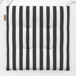 Sitzkissen Streifen anthrazit