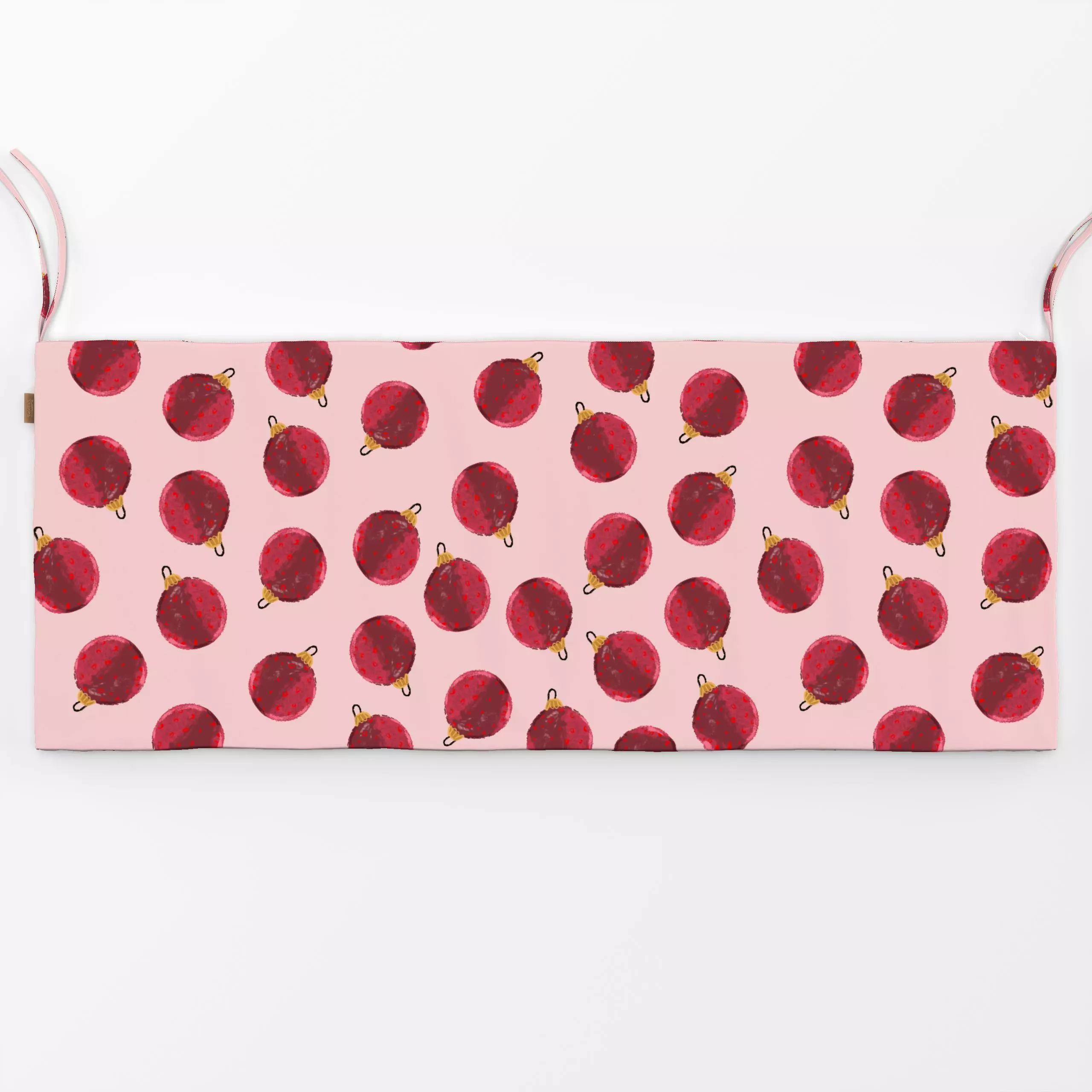 Bankauflage Christbaumkugeln - Weihnachten, Winter - von „Lena Lackmann"; Merry Christmas, Tannenbaum, Weihnachtsbaum, Weihn...