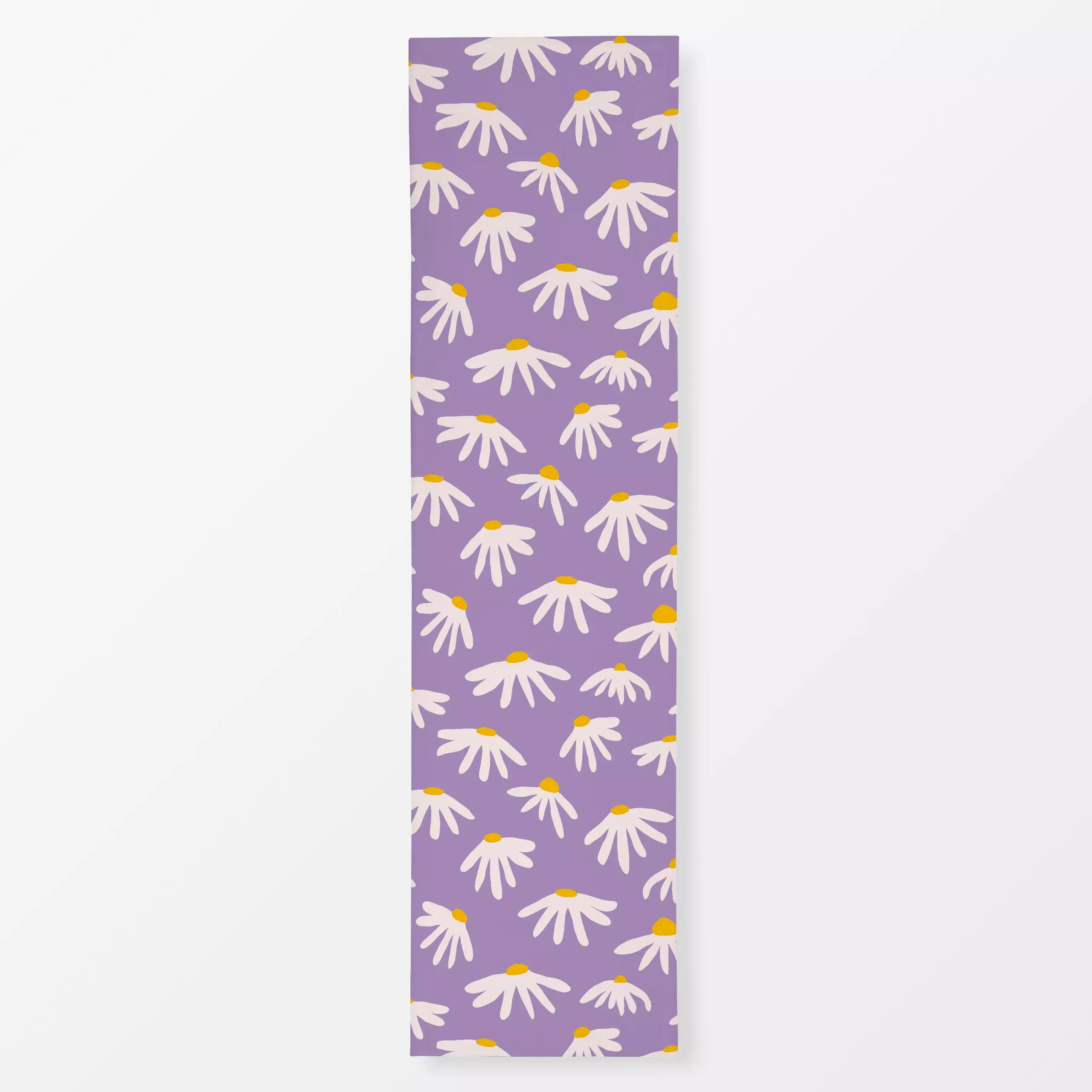 Tischläufer Graphic Bold Flowers Lilac, Blumen, Sommer, von Ninola Design