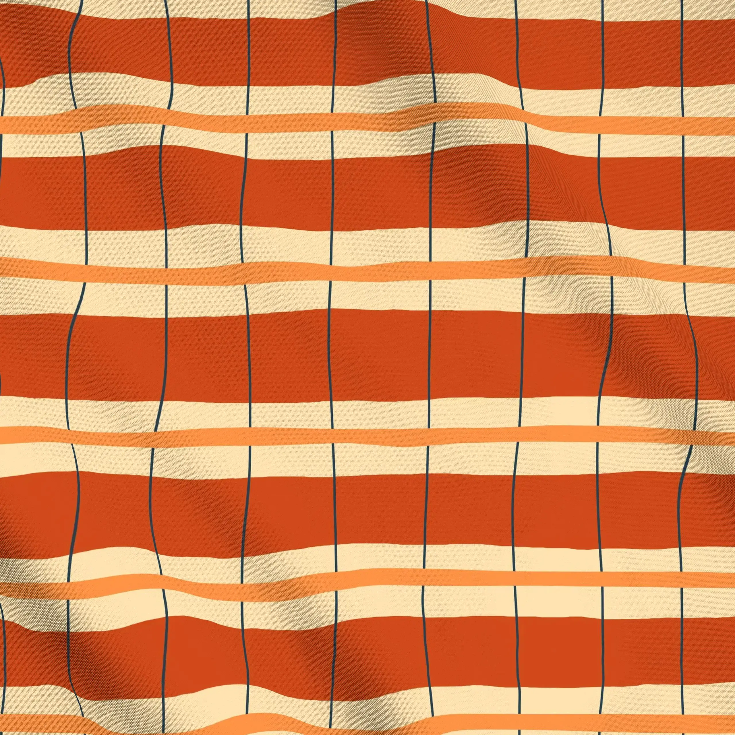 Meterware Santorini Playful Stripes, gemustert, von By Anna Sienna