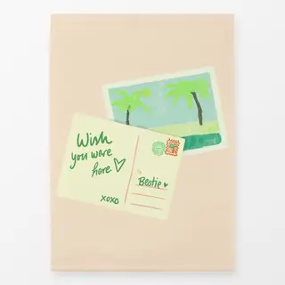 Geschirrtücher Wish you were here Postkarte