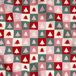 Meterware Xmas - Weihnachtsbäume