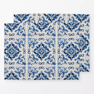 Tischset Floral Fliesen - Lisabon