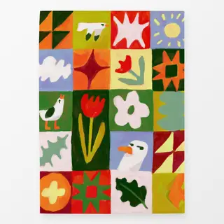 Geschirrtücher Seagull Quilt Patchwork