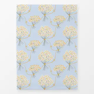 Geschirrtücher Blumenstrauss Hellblau Spring