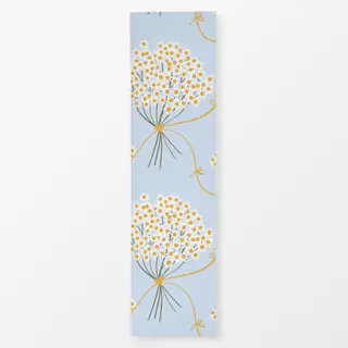 Tischläufer Blumenstrauss Hellblau Spring